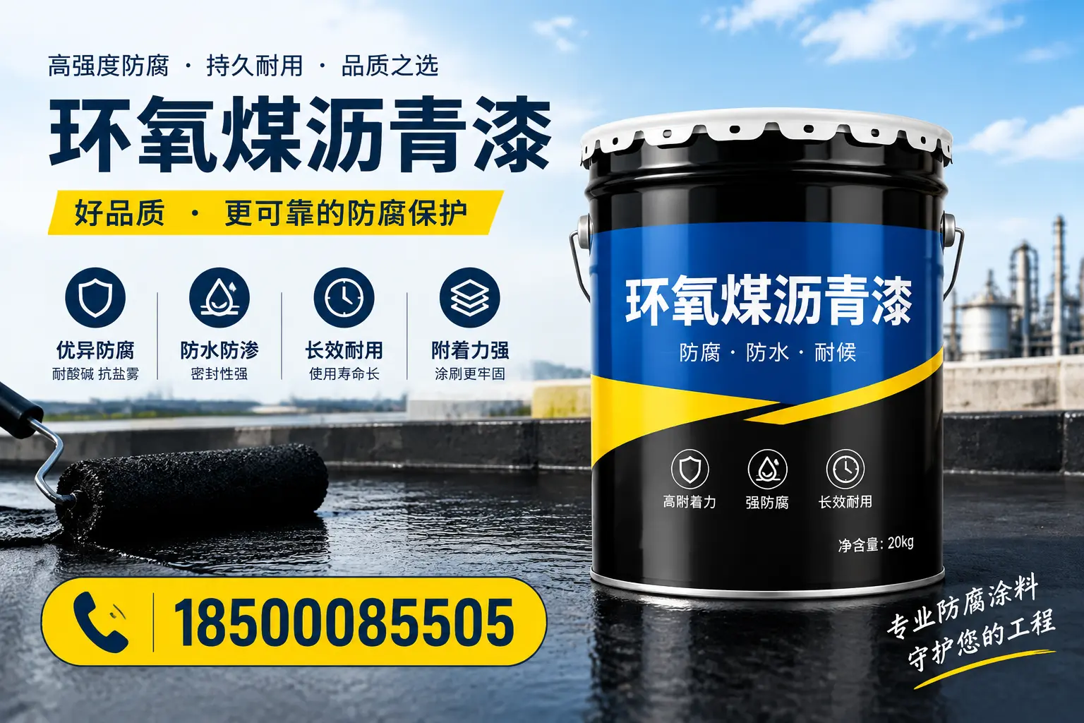 选择环氧煤沥青漆的五大理由，忻州客户必知